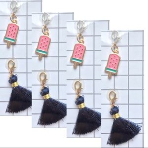 Key chain Key ring Tassel New Small Popsicle Lot A